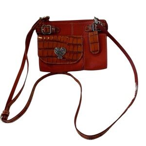 Brighton 🧡 French Kiss Orange Leather Organizer